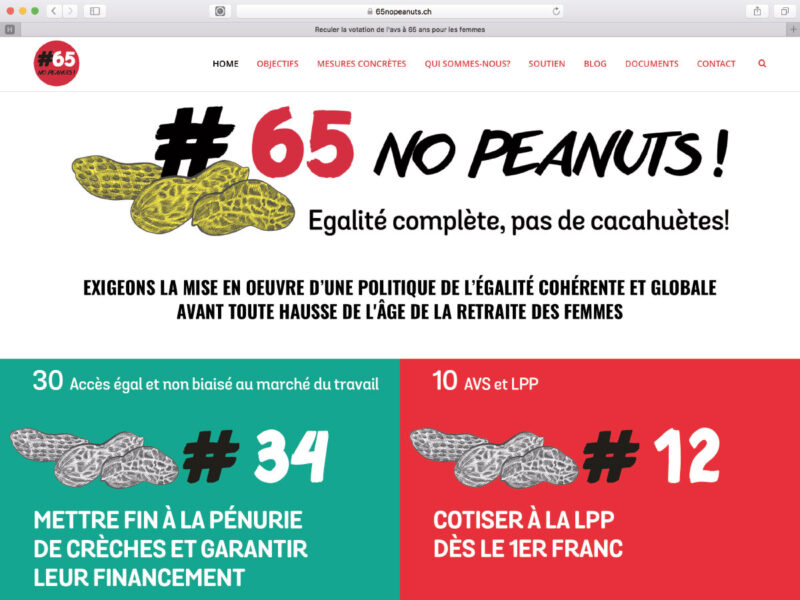 Nyon création site internet collectif 65nopeanuts!